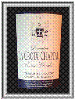 Cuve Charles 2010 le vin du Domaine La Croix Chaptal pour notre blog sur le vin